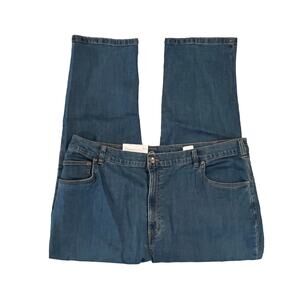 NWT Harbor Bay Athletic Stretch Fit Blue Denim Jeans - SIZE 46/30